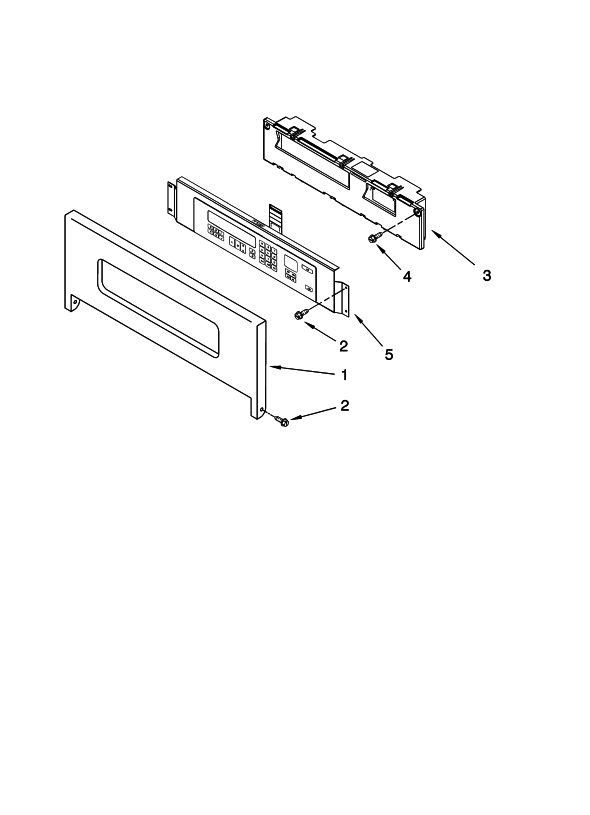 Diagram 2 Diagram and Parts List for KEBC177KSS05  KitchenAid Wall Oven