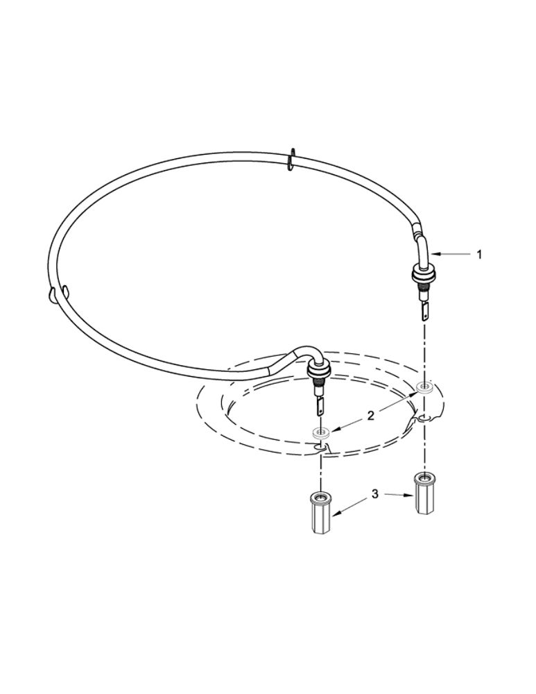 Heater Parts Diagram and Parts List for 66512789K311  Kenmore Dishwasher