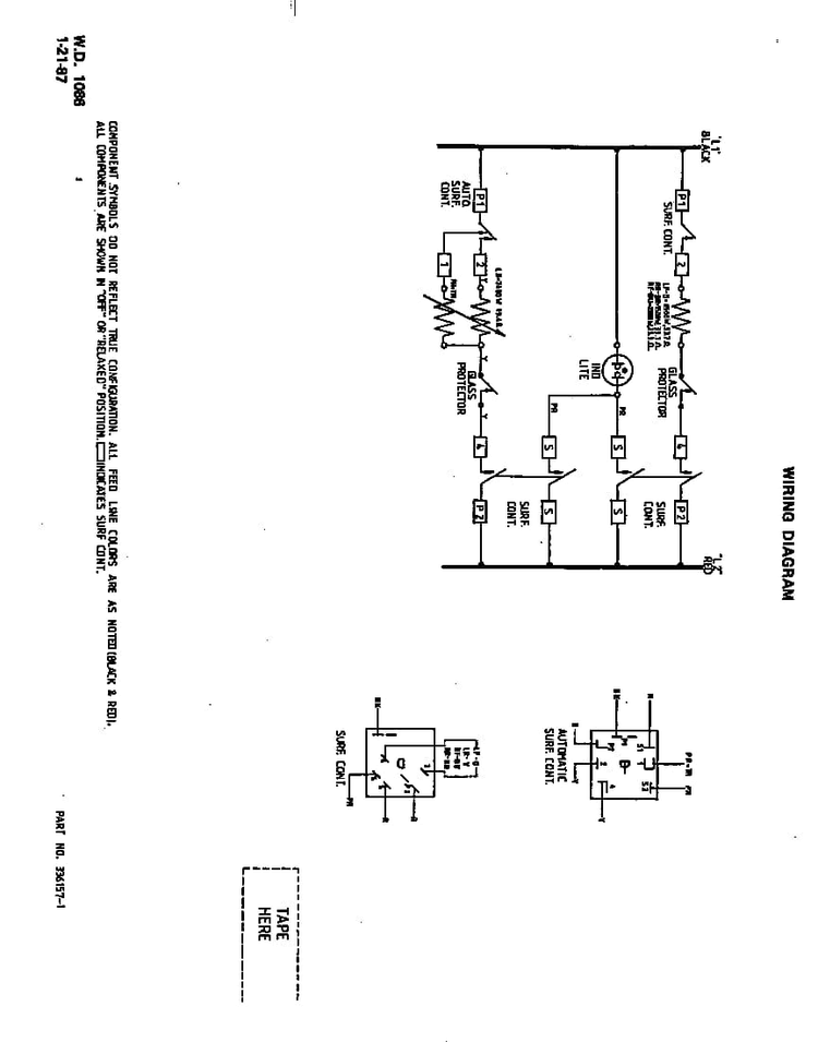 Wiring Diagram Diagram and Parts List for C3457*0  Roper Range