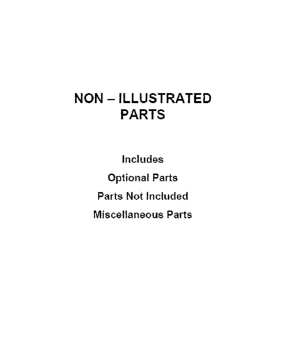 Optional parts (not included) Diagram and Parts List for WOS31ES0JS01  Whirlpool Wall Oven