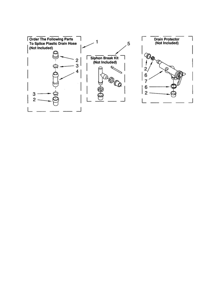 Water System Diagram and Parts List for LBR4121JQ2  Whirlpool Washer