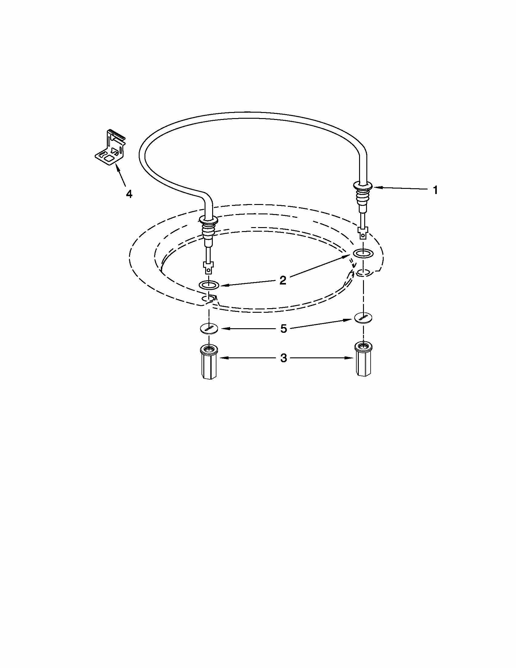Heater Parts Diagram and Parts List for 66517749K016  Kenmore Dishwasher