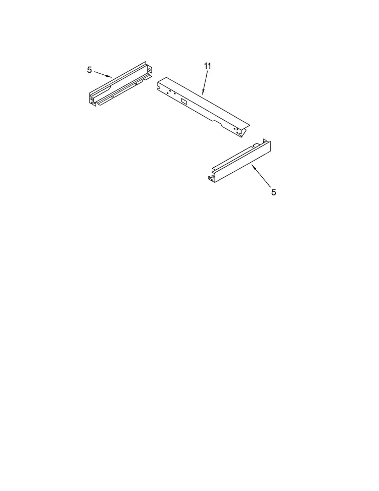 Microwave Compartment Diagram and Parts List for GSC308PJS1  Whirlpool Microwave Oven Combo