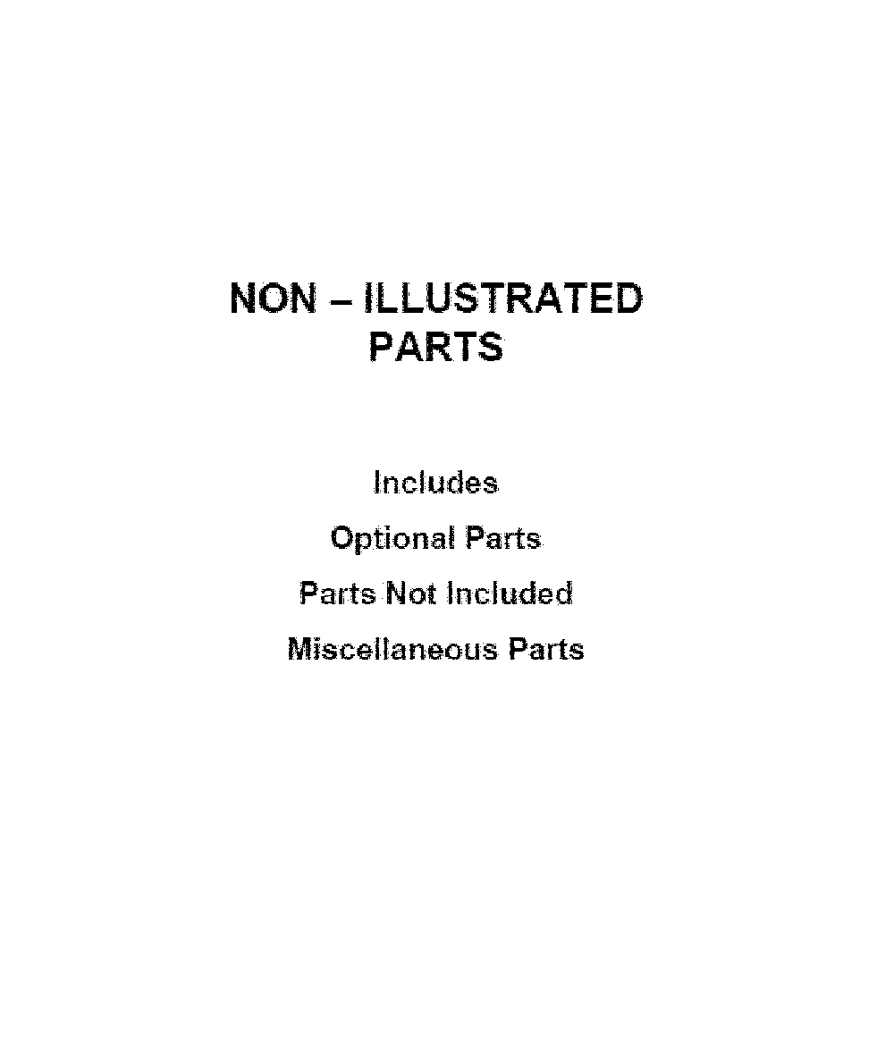 Optional parts (not included) Diagram and Parts List for WTW4950HW2  Whirlpool Washer