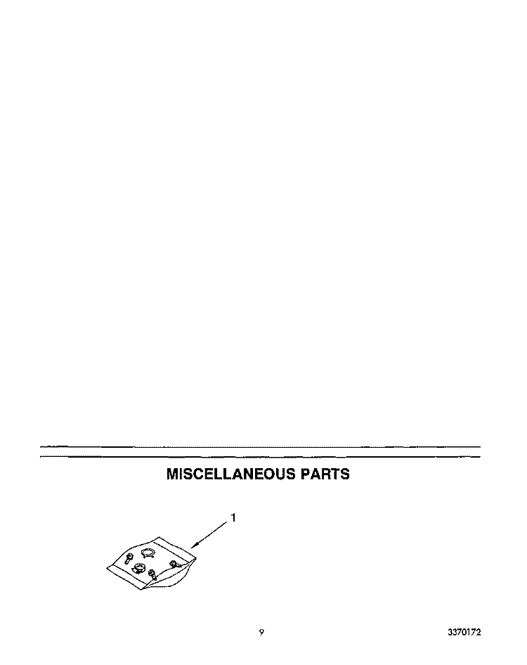 MISCELLANEOUS Diagram and Parts List for DU8550XX0  Whirlpool Dishwasher
