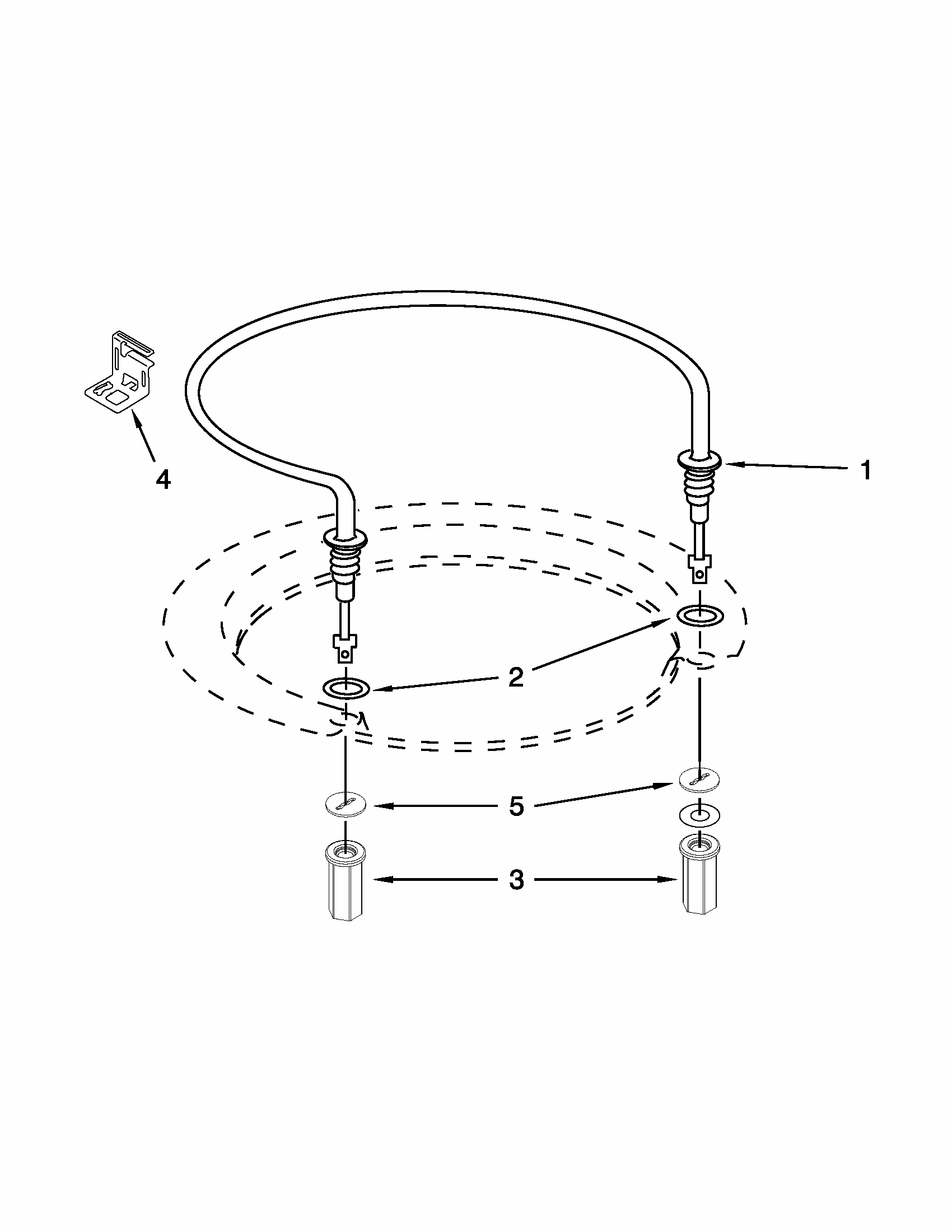 Heater Parts Diagram and Parts List for 66513272K116  Kenmore Dishwasher