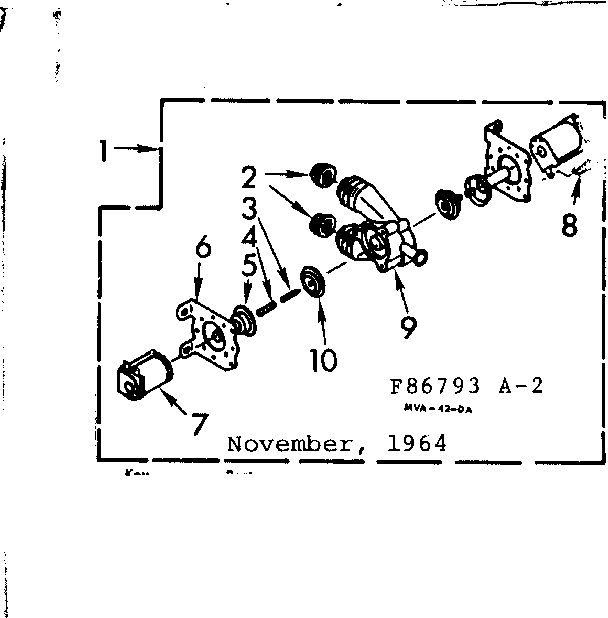 Water System 2 Diagram and Parts List for 1106114234  Kenmore Washer
