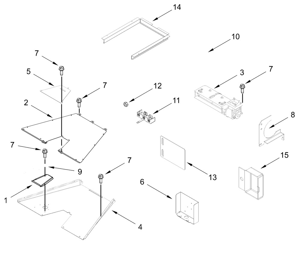 Venting Parts Diagram and Parts List for JPIFC730RL00  Whirlpool Range