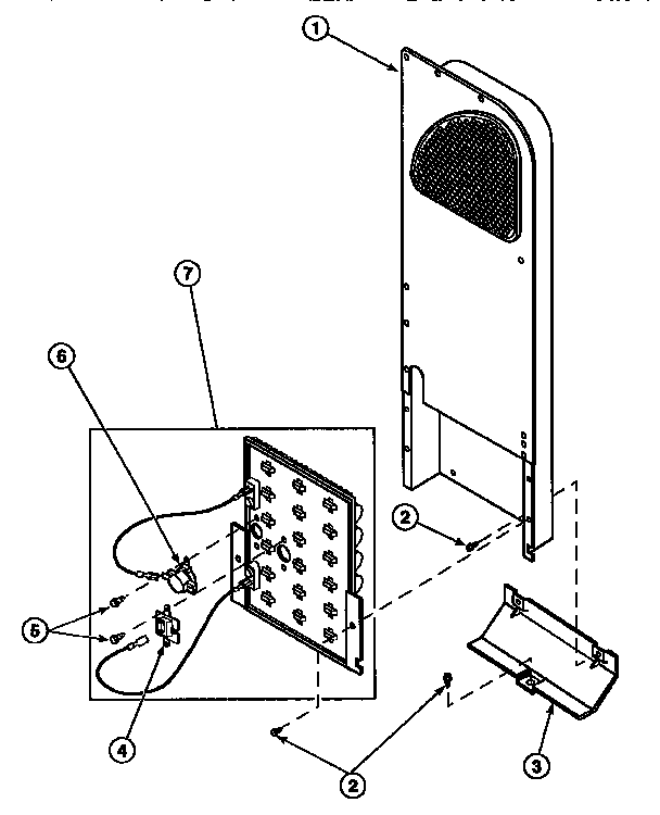 10 - Heater Box Assembly Originally On Elec Dryer Diagram and Parts List for CE4317L2  Whirlpool Washer