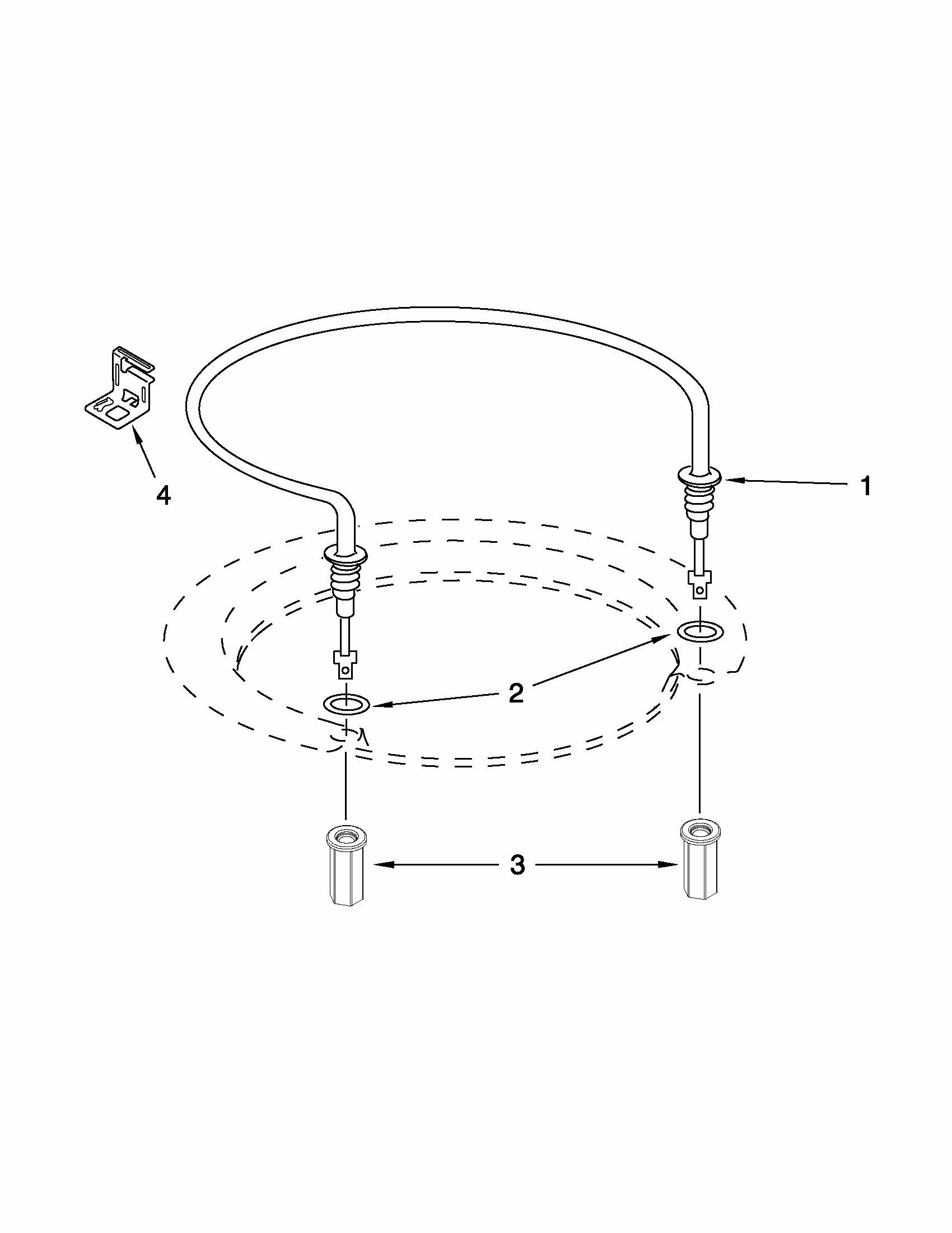 Heater Parts Diagram and Parts List for 66513272K114  Kenmore Dishwasher