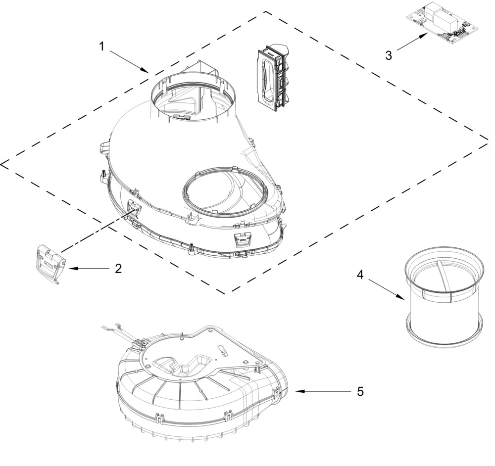 Downdraft Parts Diagram and Parts List for JIDT730SBL00  Whirlpool Cooktop