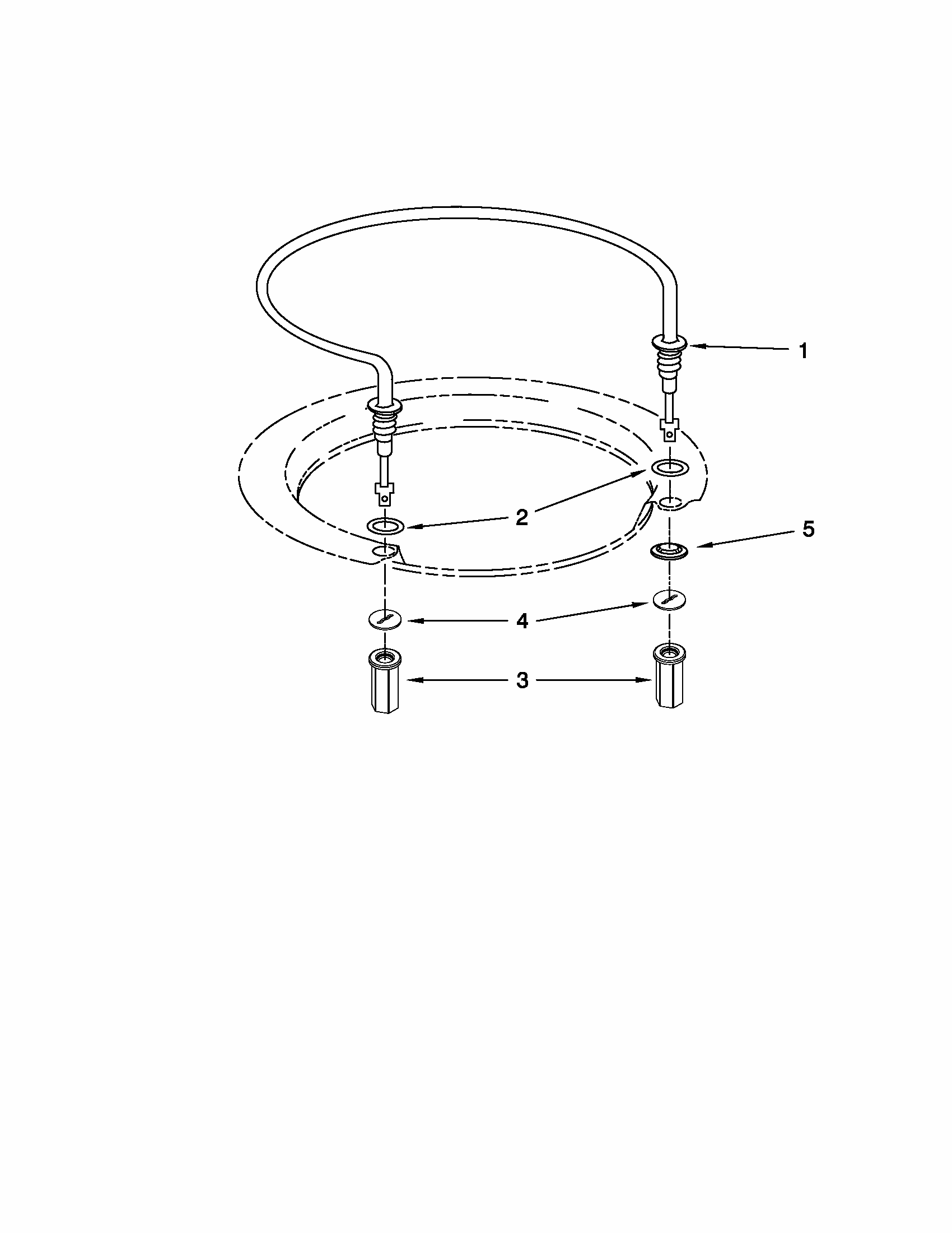 Heater Parts Diagram and Parts List for 66513262K111  Kenmore Dishwasher