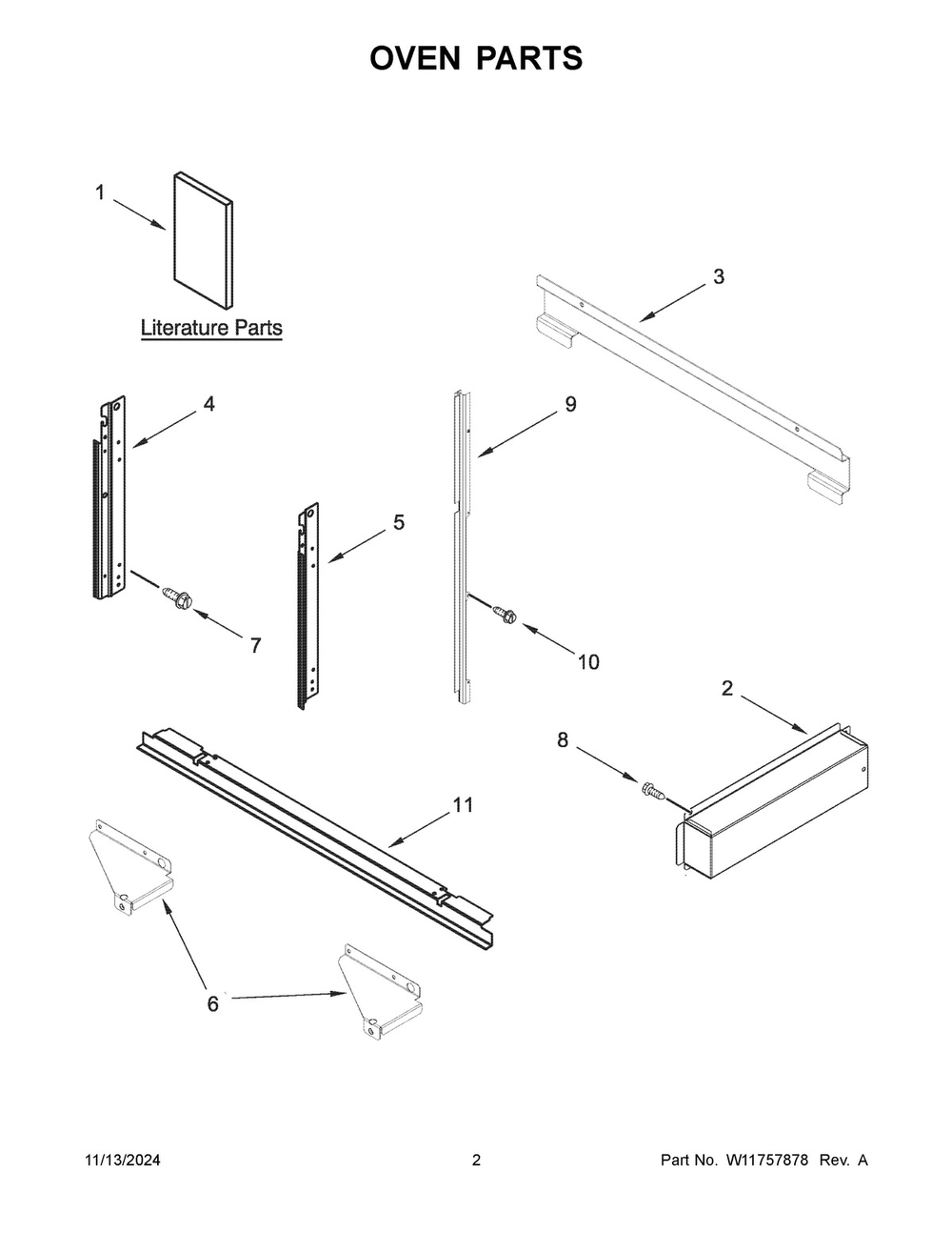 02 - Oven Parts Diagram and Parts List for JMC2427LM01  Whirlpool Microwave