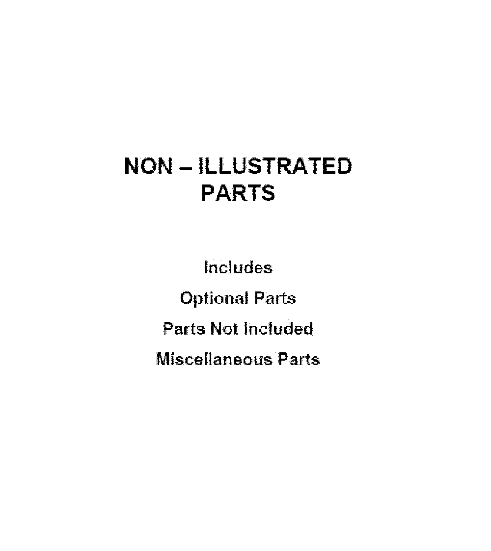 Optional parts (not included) Diagram and Parts List for 8TWTW6000JW0  Whirlpool Washer