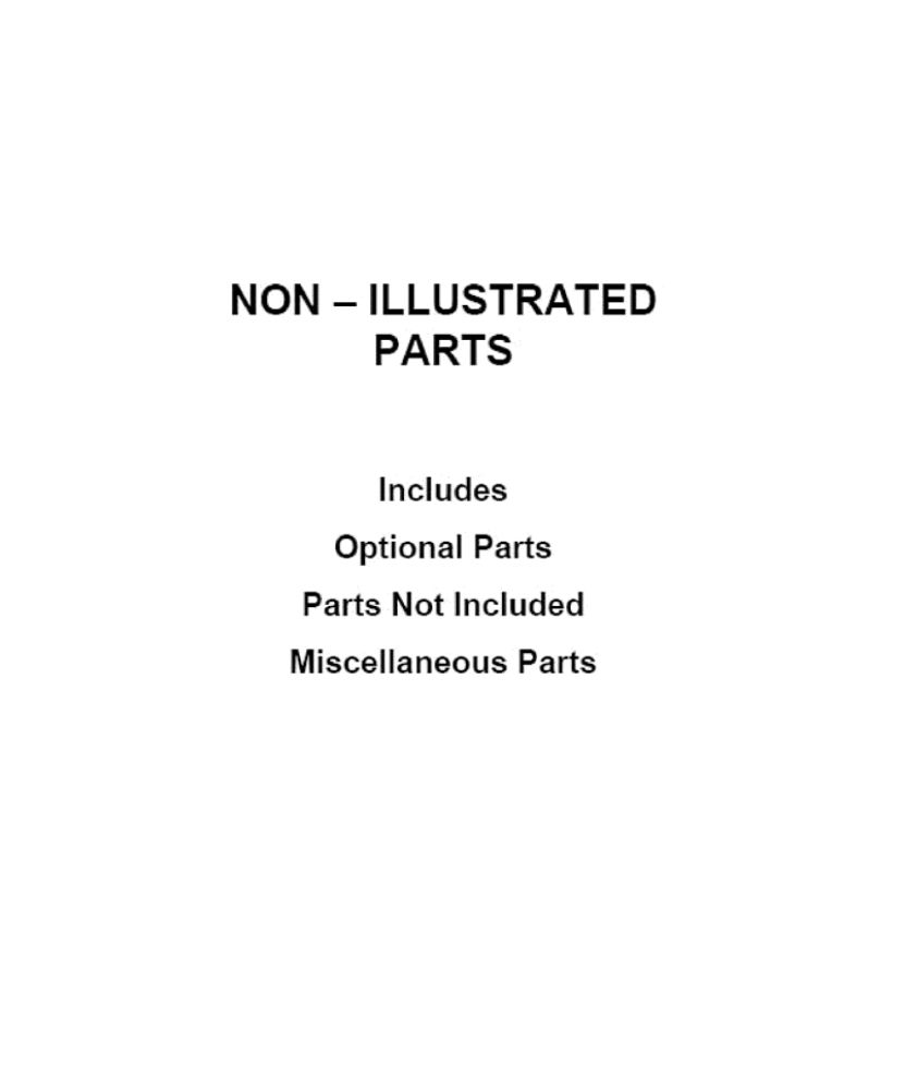 Optional Parts Diagram and Parts List for 11061112020  Kenmore Dryer
