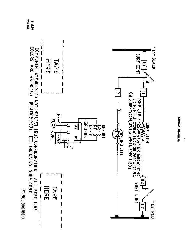 Wiring Diagram Diagram and Parts List for C3157*0  Roper Range