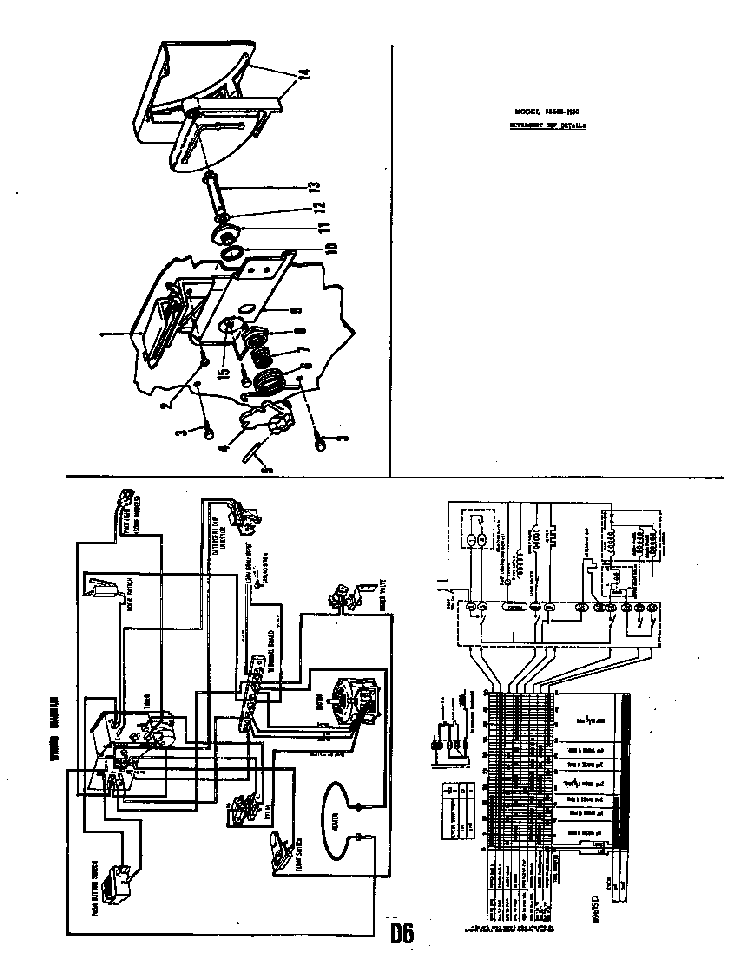 Detergent Cup Model 8566-h30 Diagram and Parts List for 8586H30  Roper Dishwasher