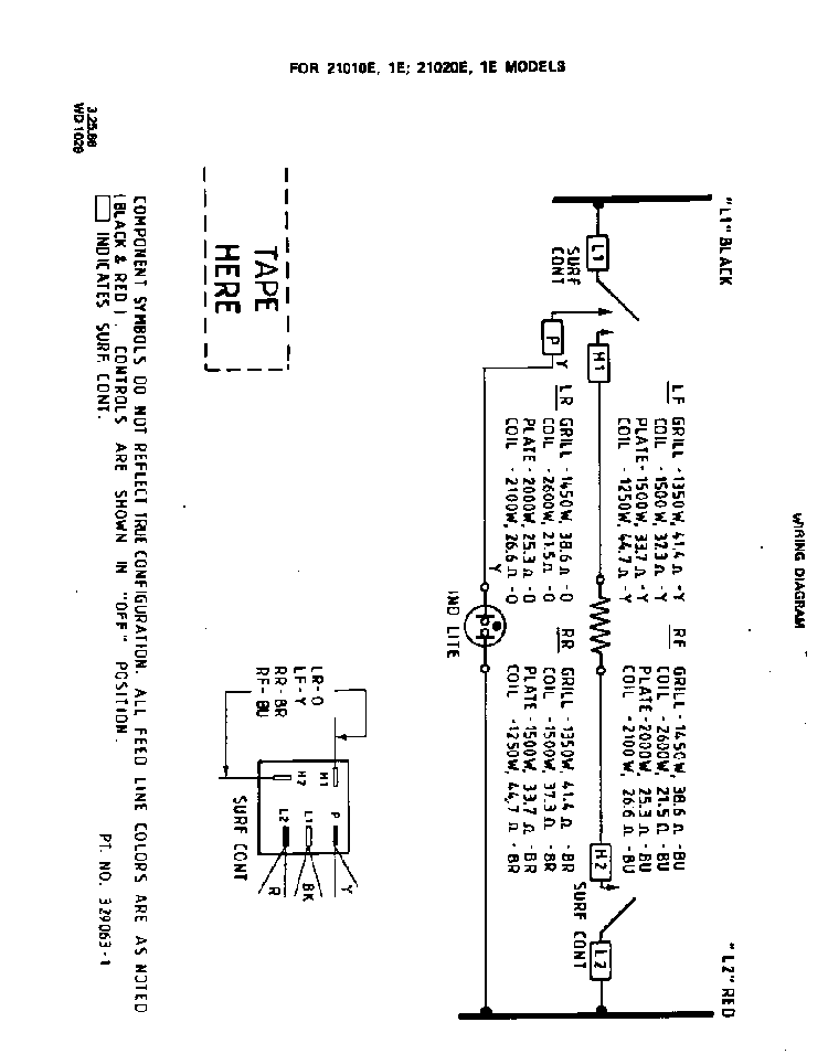 Wiring Diagram Diagram and Parts List for N3157*0  Roper Range