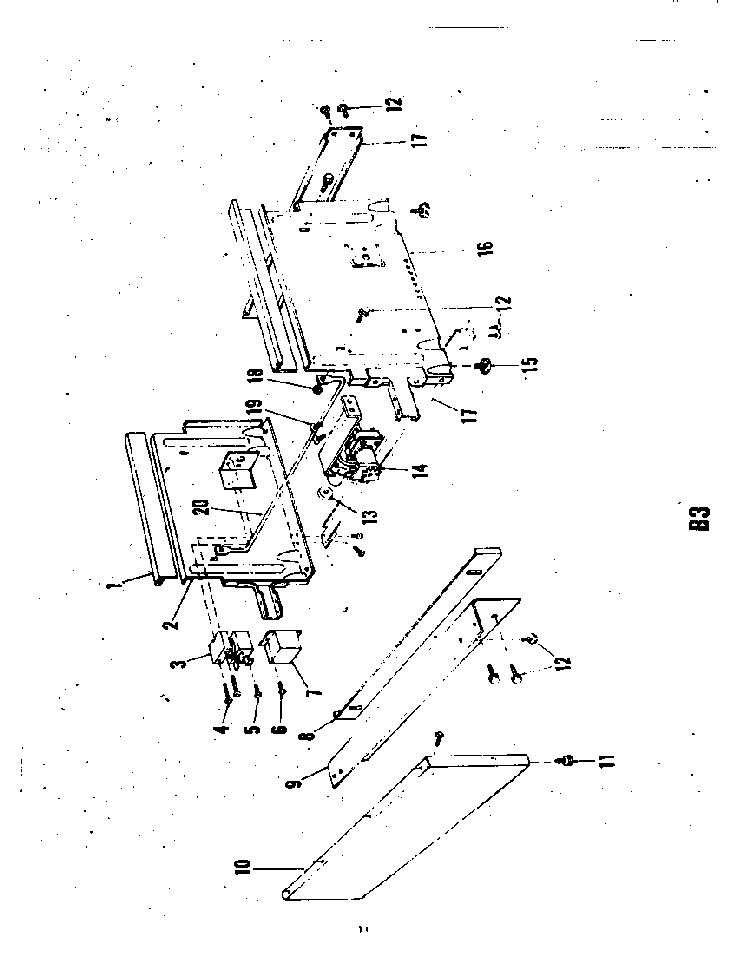 ^frame Diagram and Parts List for 8579900  Roper Dishwasher