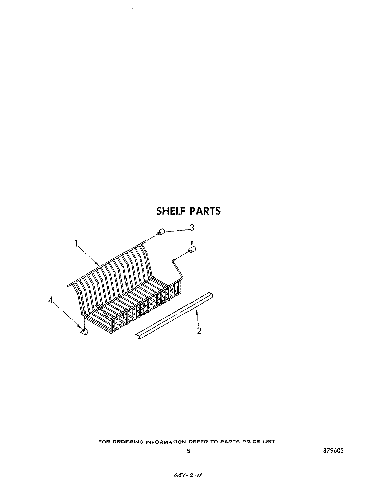 SHELF Diagram and Parts List for EV150FXSW00  Whirlpool Freezer