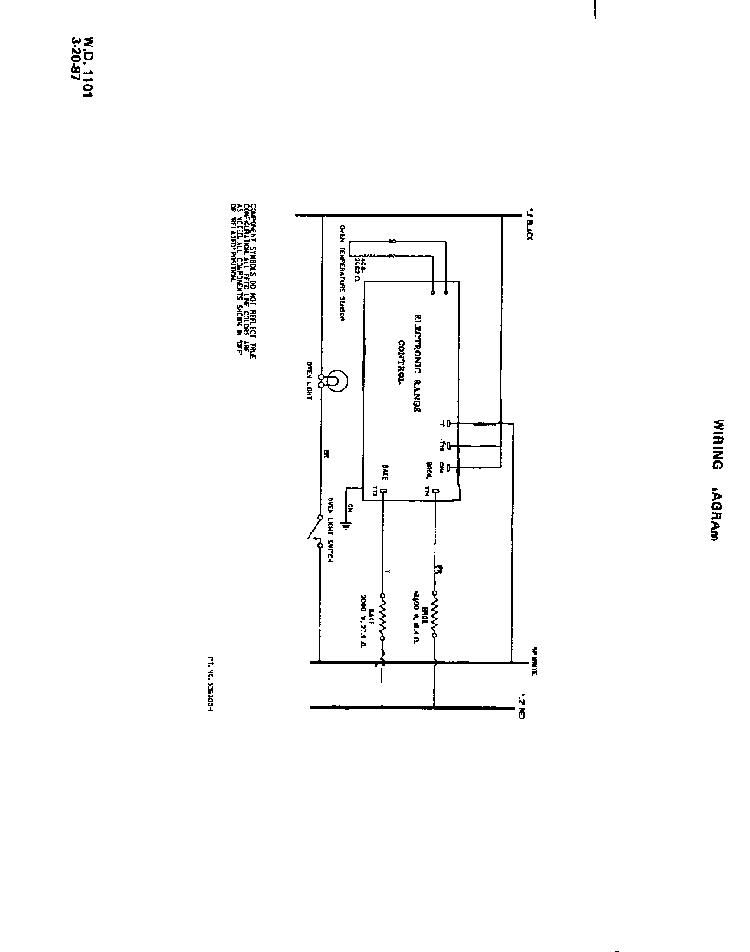Wiring Diagram Diagram and Parts List for B9307*0  Roper Range