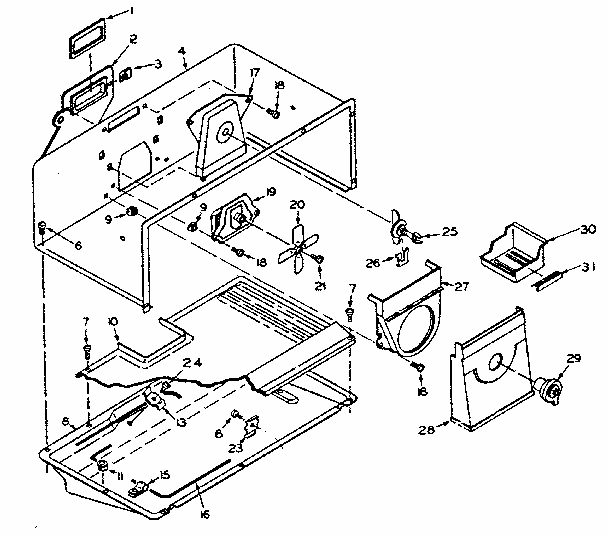 Refrigerator Freezer Parts Diagram and Parts List for 106U14EIM  Kenmore Refrigerator
