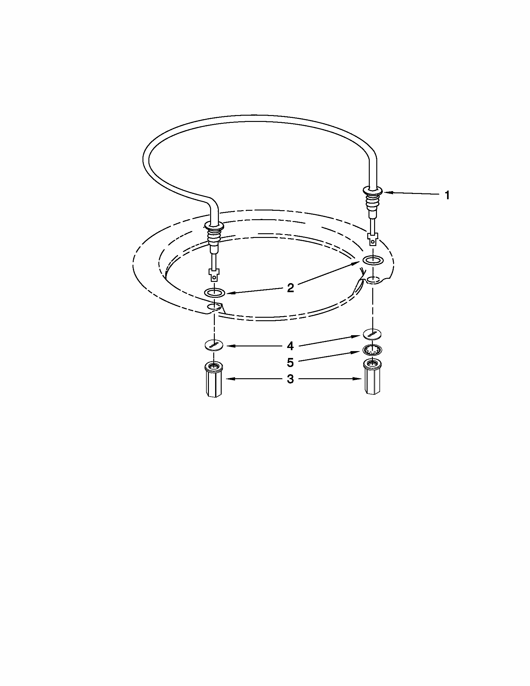 Heater Parts Diagram and Parts List for 66513292K110  Kenmore Dishwasher