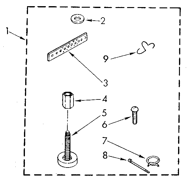 Miscellaneous Diagram and Parts List for LA5300XTN0  Whirlpool Washer