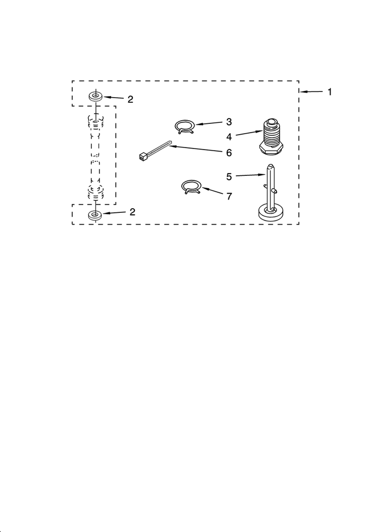Miscellaneous  Parts, Optional Parts Diagram and Parts List for 11080754003  Kenmore Washer Dryer Combo