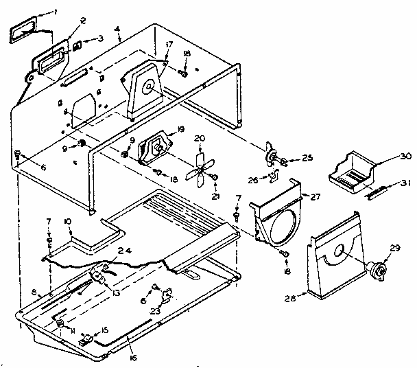 Freezer Parts Diagram and Parts List for 106U16ESIML  Kenmore Refrigerator