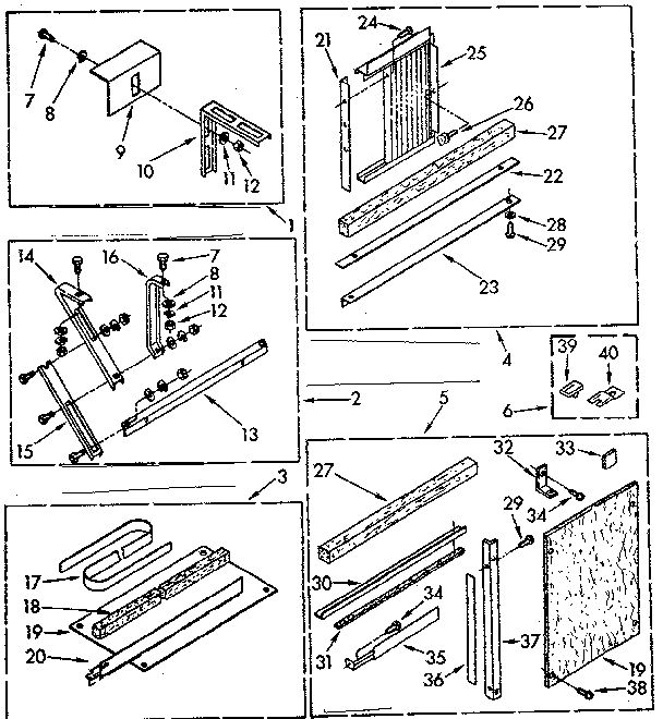 Accessory Kit Parts Diagram and Parts List for 1068740770-AC  Kenmore Air Conditioner