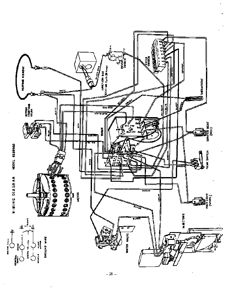 ^wiring Diagram Diagram and Parts List for 8579900  Roper Dishwasher