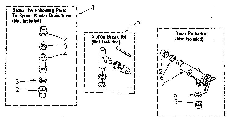 Water System Diagram and Parts List for LA7800XSM2  Whirlpool Washer