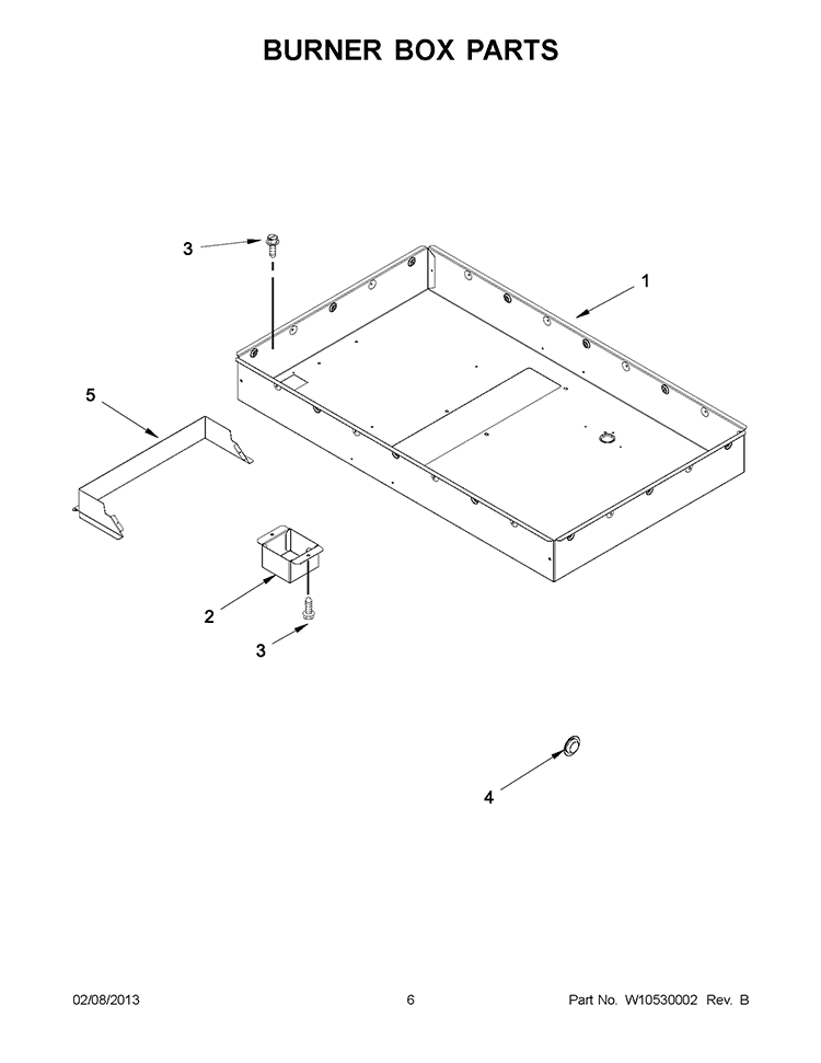 BURNER BOX PARTS Diagram and Parts List for KECD867XBL02  KitchenAid Cooktop