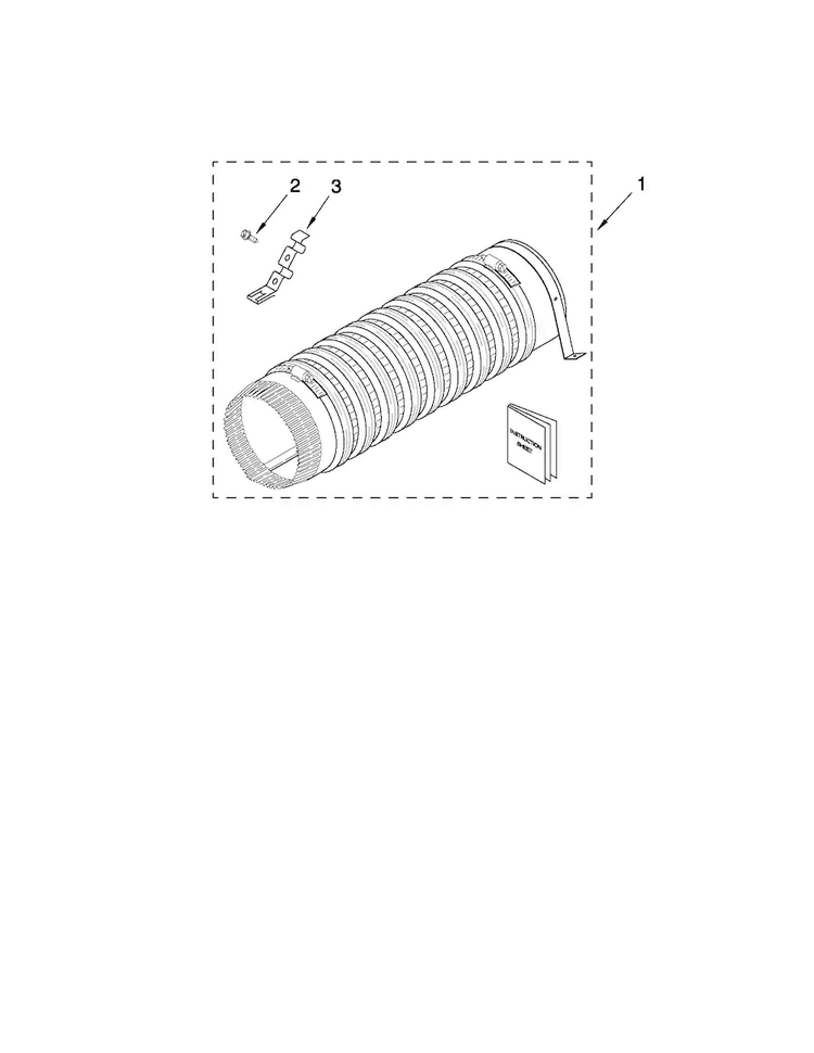 Product Accessory Parts Diagram and Parts List for 11098752799  Kenmore Washer Dryer Combo