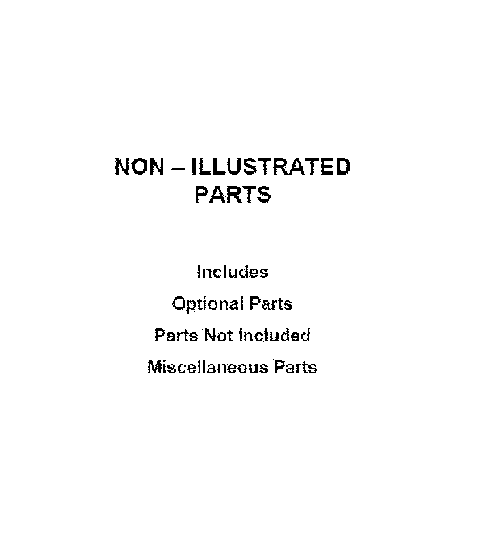 Optional parts Diagram and Parts List for YWFC150M0JB0  Whirlpool Range