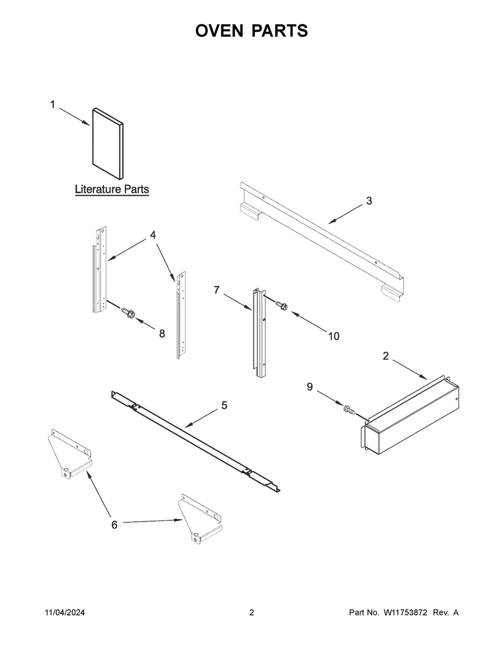02 - Oven Parts Diagram and Parts List for KMBP100ESS21  Whirlpool Microwave