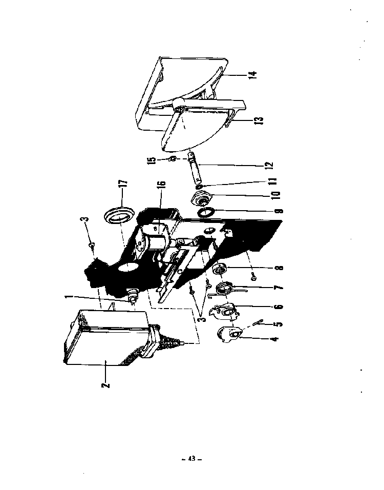 ^detergent Cup Diagram and Parts List for 8579900  Roper Dishwasher