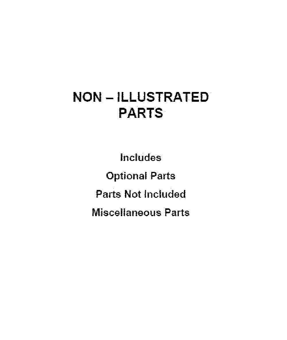 Optional parts (not included) Diagram and Parts List for WOS72EC0HS02  Whirlpool Wall Oven