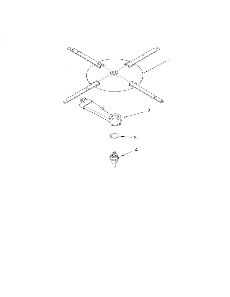 Lower Washarm & Strainer Diagram and Parts List for KUDL02FRSS1  KitchenAid Dishwasher