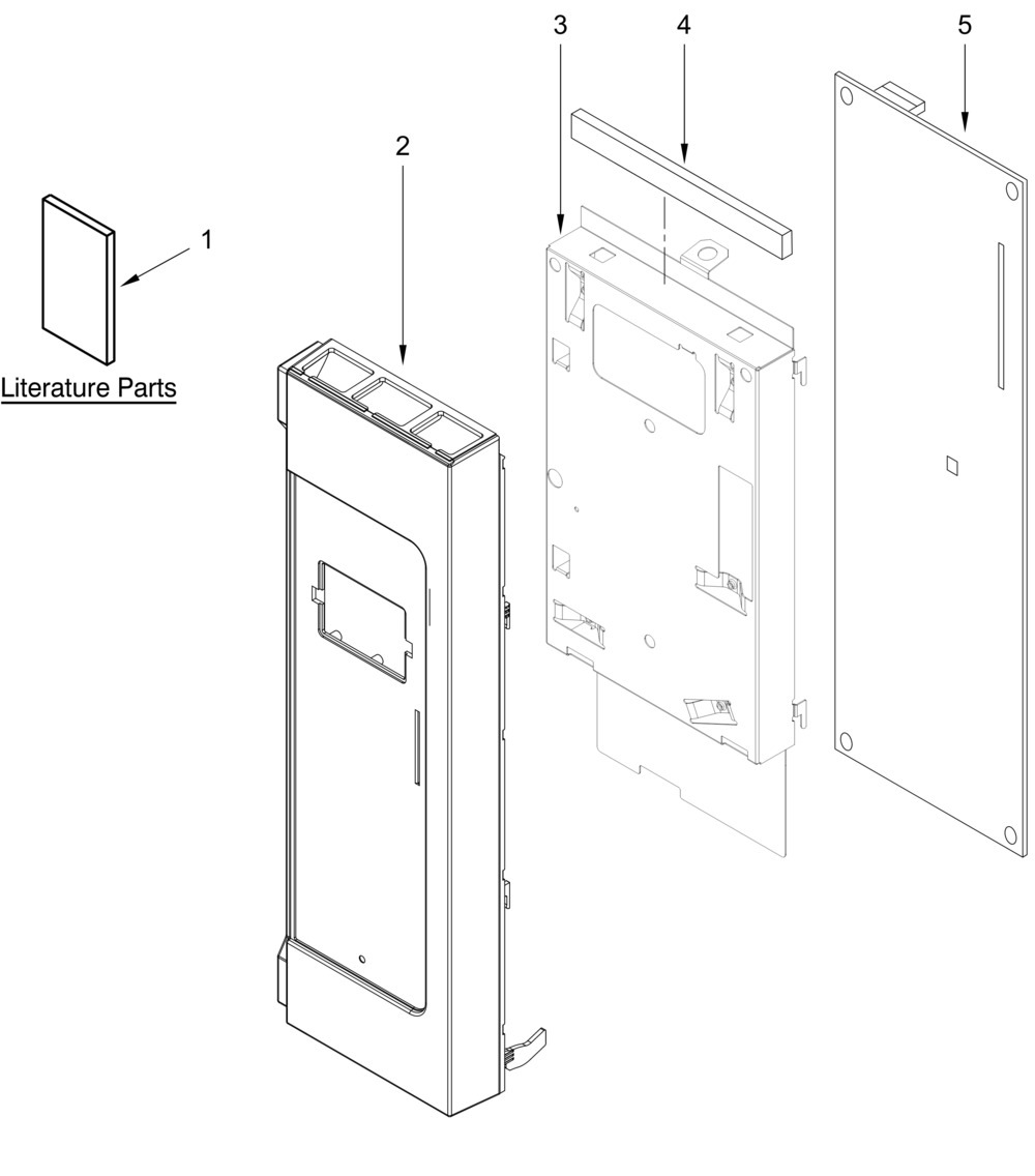 Control Panel Parts Diagram and Parts List for YWMH31017HW11 YWMH31017HB11-YWMH31017HS11 Whirlpool Microwave