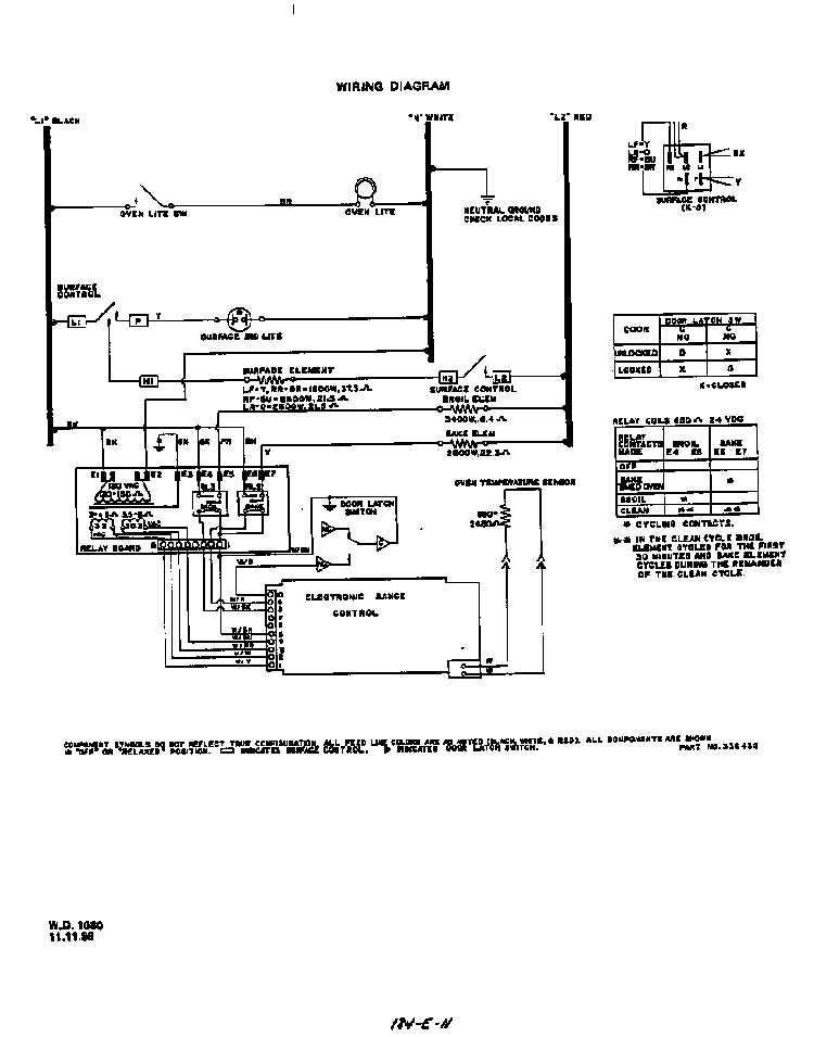 Wiring Diagram Diagram and Parts List for F9757*0  Roper Range