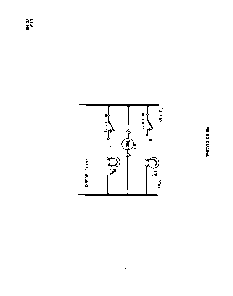Wiring Diagram Diagram and Parts List for 1303*0A  Roper Range