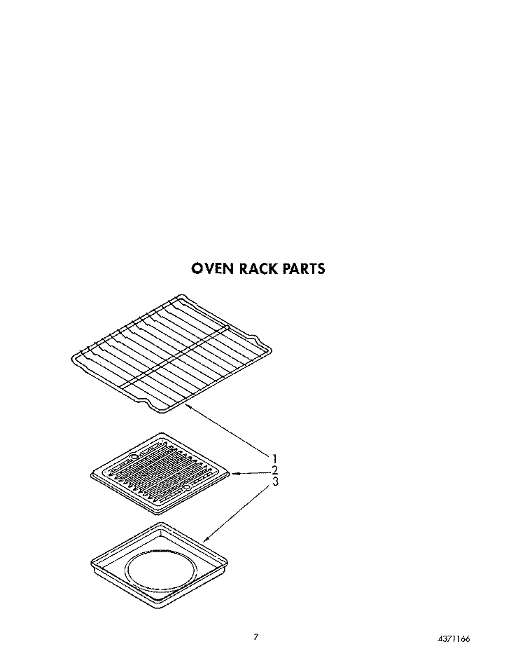 OVEN RACK, LIT/OPTIONAL Diagram and Parts List for SF386PEWW4  Whirlpool Range