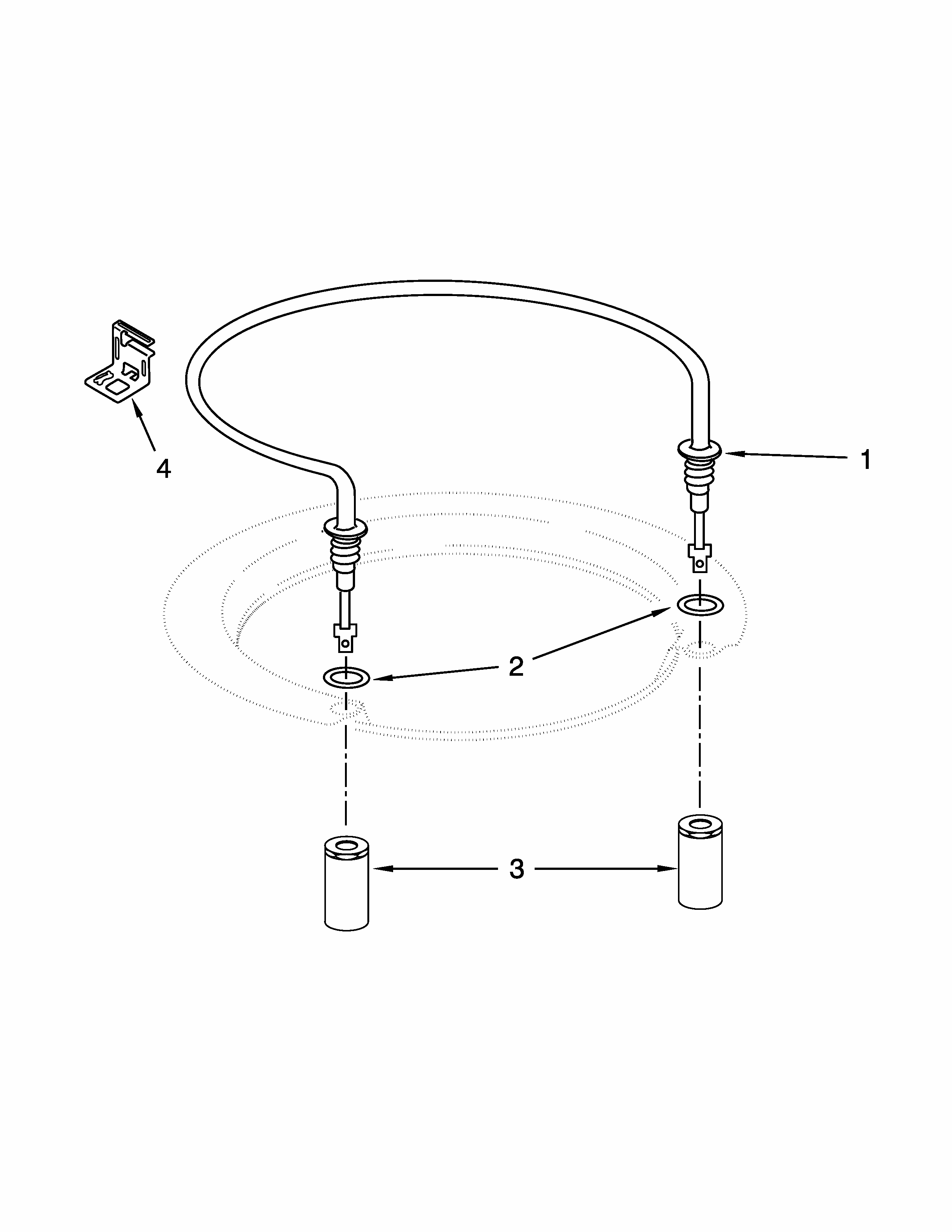 Heater Parts Diagram and Parts List for 66513043K115  Kenmore Dishwasher