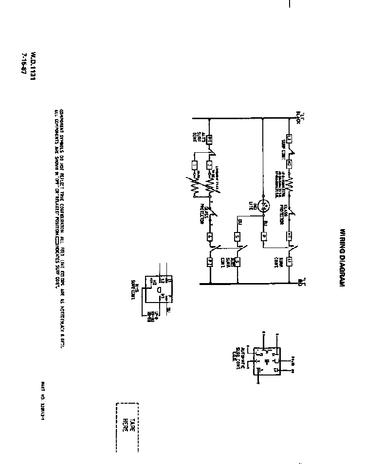 Wiring Diagram Diagram and Parts List for C3458*0  Roper Range