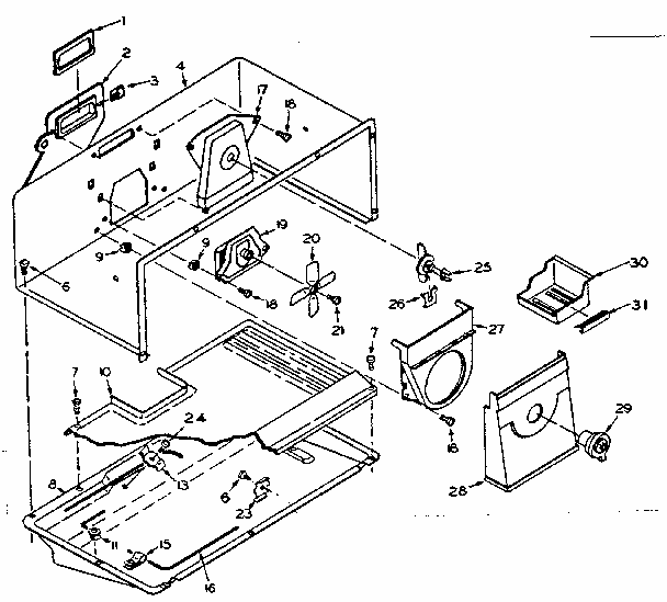 Refrigerator Freezer Parts Diagram and Parts List for 106U16EIML  Kenmore Refrigerator