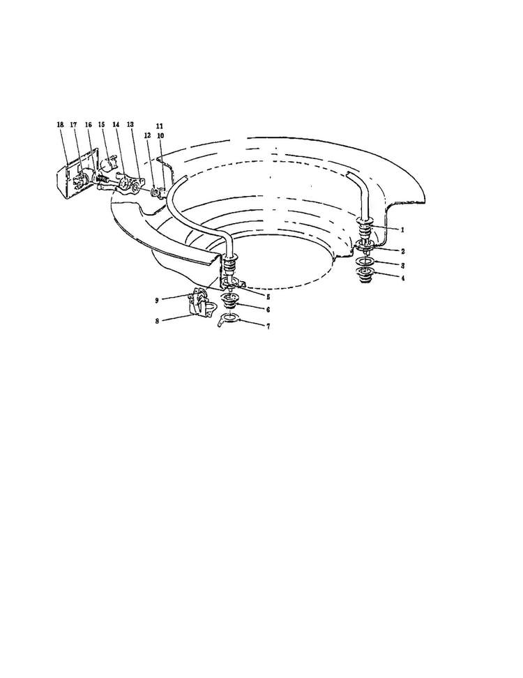 Water Heating Unit Diagram and Parts List for ML-42117  KitchenAid Dishwasher