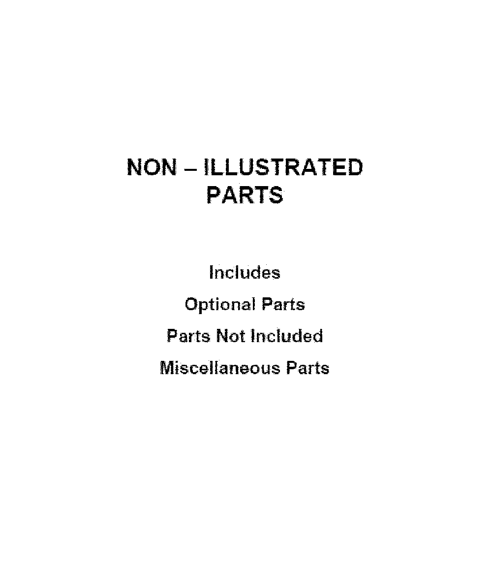 Optional parts (not included) Diagram and Parts List for YWED6120HC1  Whirlpool Dryer