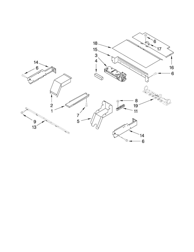 Top Venting Parts Diagram and Parts List for RBS305PVT02  Whirlpool Wall Oven